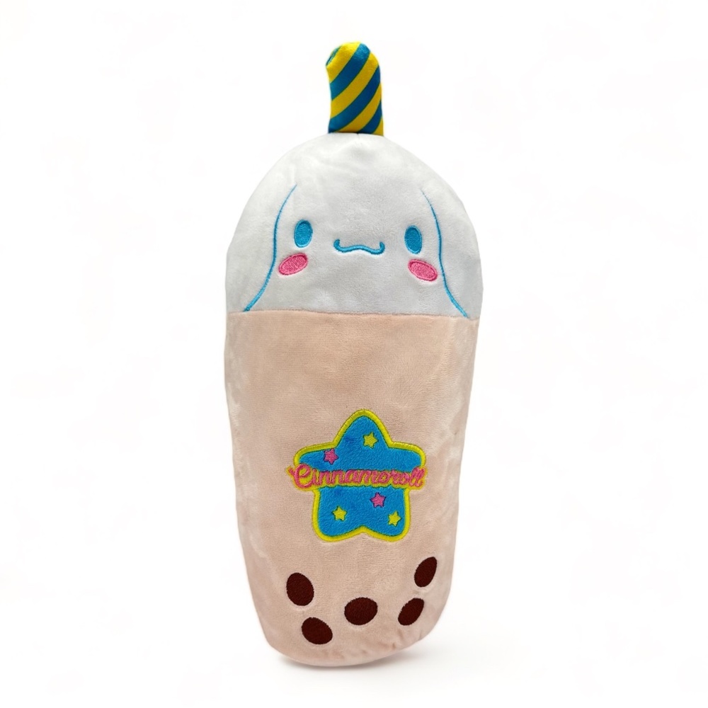 NEW Sanrio Dog Hello Kitty and Friends Cinnamoroll 15” Boba  Kawaii Plushie